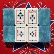 America 250 Anniversary Mahjong Tiles Limited Mahjong Tile Set  Red, White & Blues Americana Collection