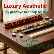 Multi-Color Acrylic Mahjong Racks | Transparent/Tortoiseshell Styles | in Stock & Customizable