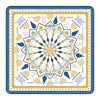 33'' X 3mm Vintage Floral American Mahjong Mat Square Non-Slip Portable