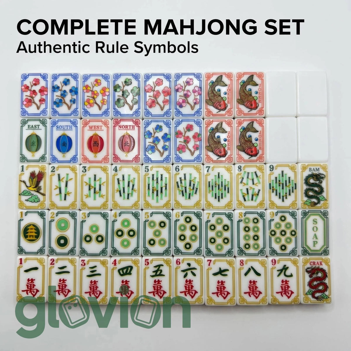 In Stock Luxury Acrylic sunday mahjong tiles butterscotch with sunday mahjong mat