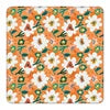 33'' X 3mm Vintage Floral American Mahjong Mat Square Non-Slip Portable