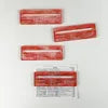 4-Piece Set American Mahjong Acrylic Card Reader, Auxiliary Rule Reference Cards, Tortoiseshell Color