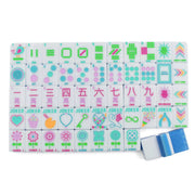 My Fair Mahjong the PLAY SERIES | PETITE | Mahjong with Something to Say | Ocean Blue 160 Acrylic American Mahjong Tile Set