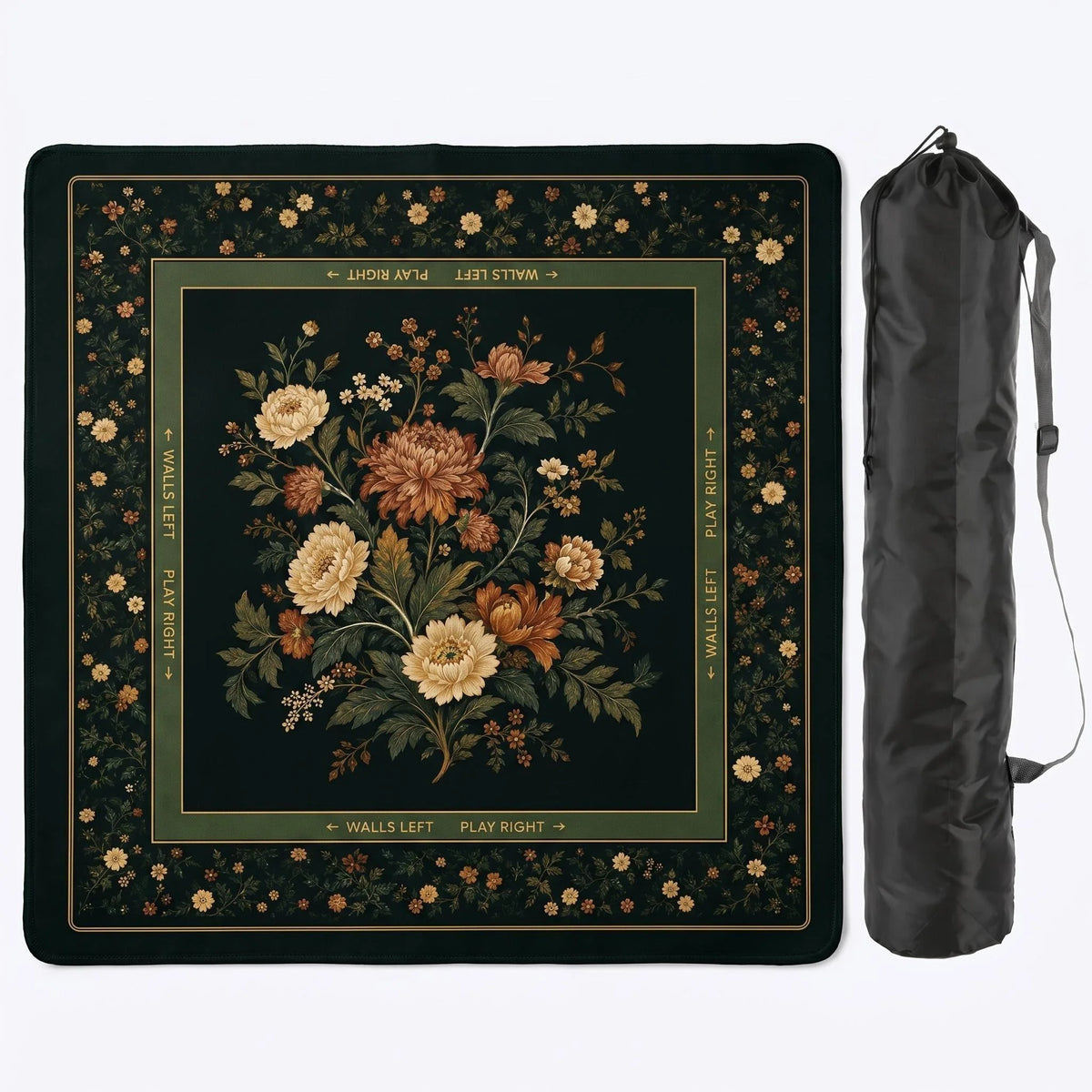 Luxury Portable Mahjong Table Entertainment Non-Slip Modern Noise-Reducing Water-Absorbent Wear-Resistant Rubber Mat