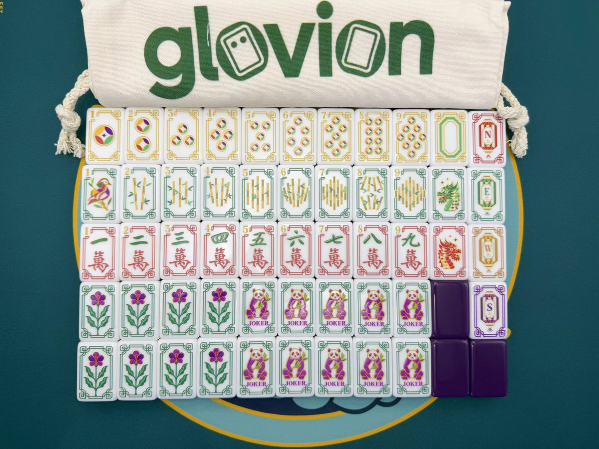 In Stock Luxury Acrylic sunday mahjong tiles butterscotch with sunday mahjong mat