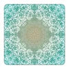 33'' X 3mm Vintage Floral American Mahjong Mat Square Non-Slip Portable