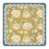 33'' X 3mm Vintage Floral American Mahjong Mat Square Non-Slip Portable