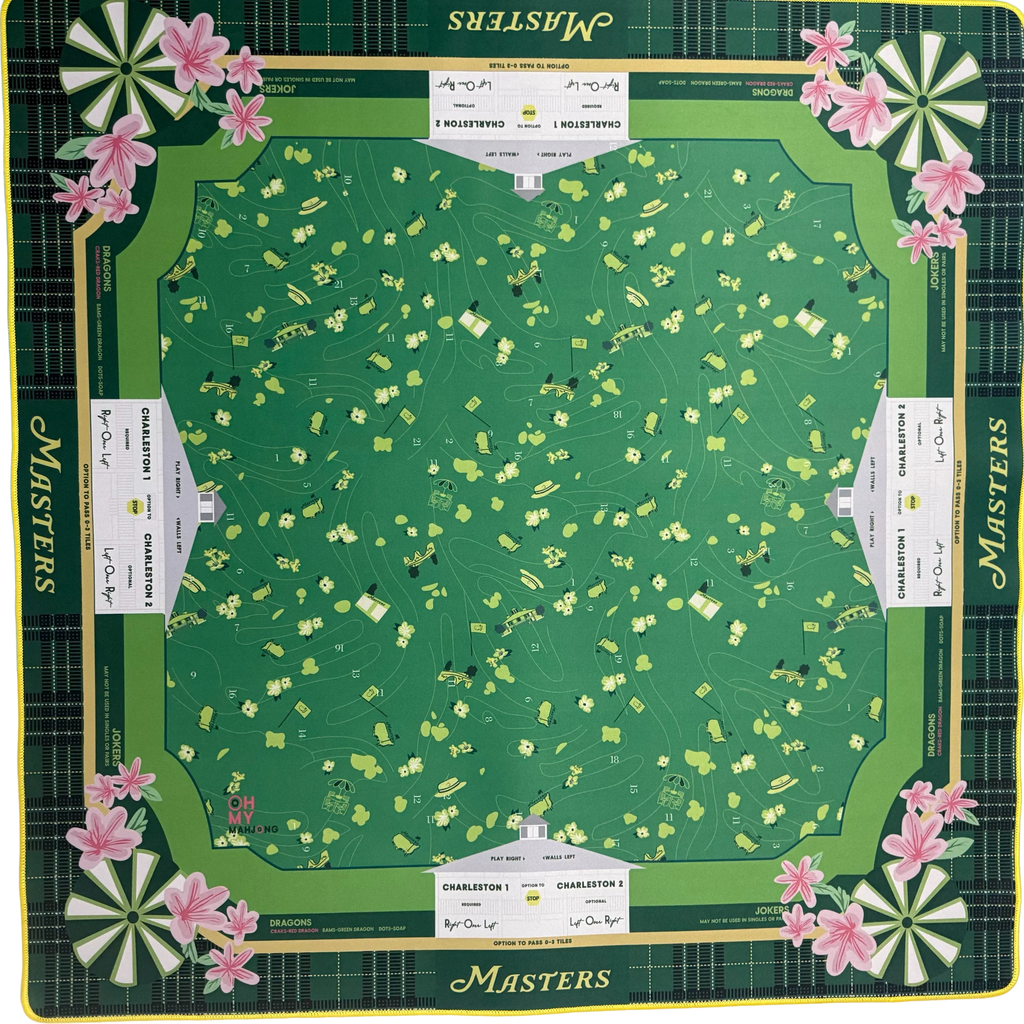 2026 NEW Custom Acrylic Luxury 160 Mahjong Tortoise Golf Masters Tiles American Set 4 Layer in Stock