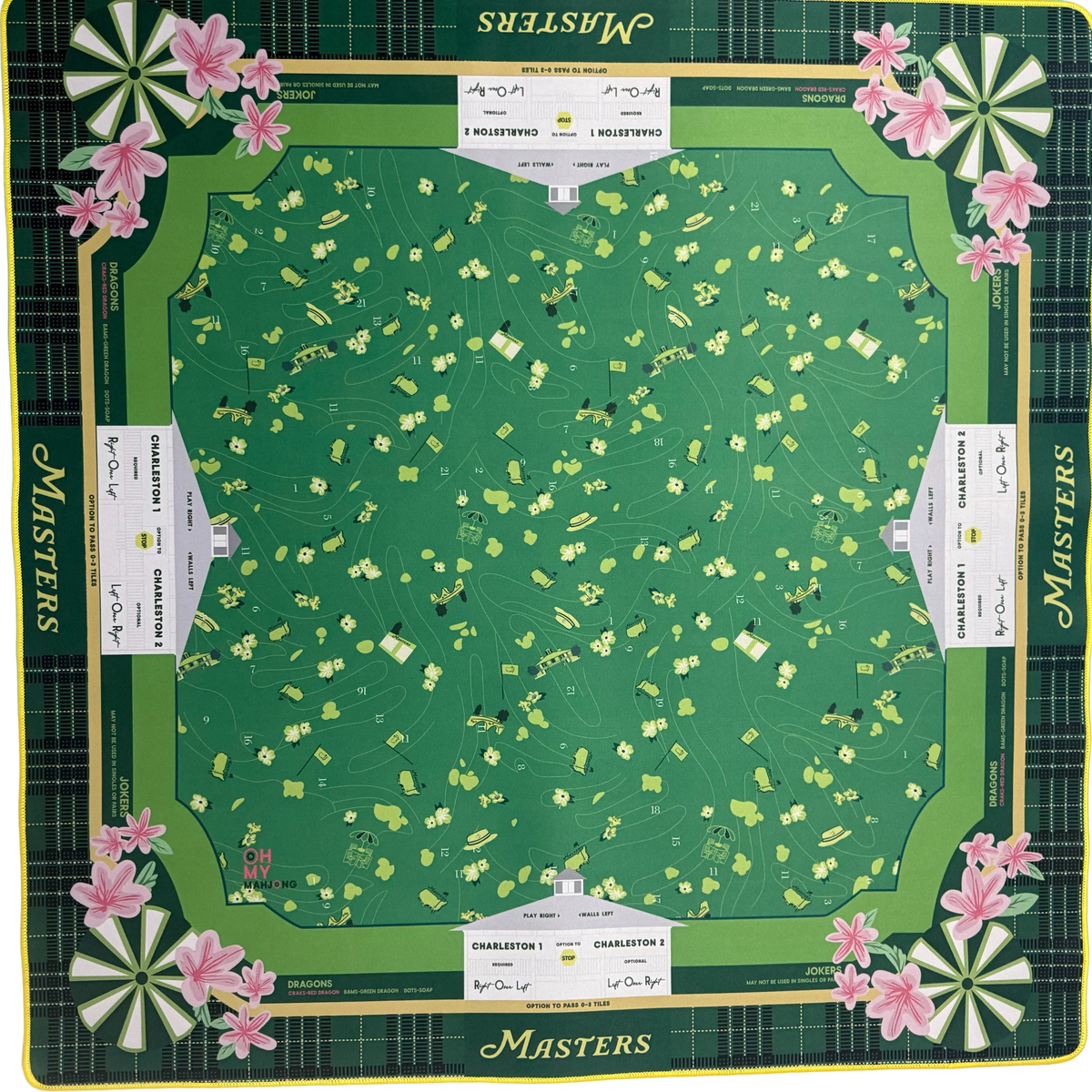 2026 NEW Custom Acrylic Luxury 160 Mahjong Tortoise Golf Masters Tiles American Set 4 Layer in Stock