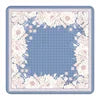 33'' X 3mm Vintage Floral American Mahjong Mat Square Non-Slip Portable