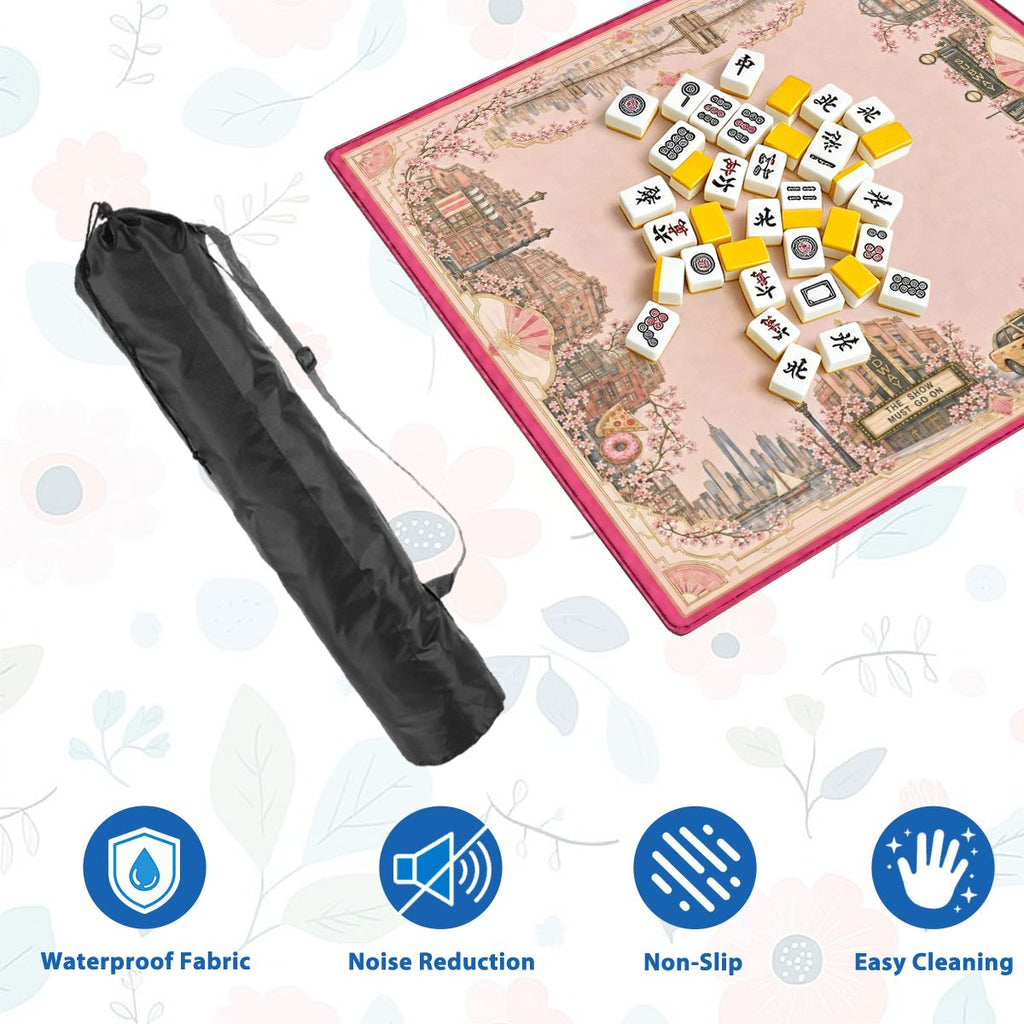 New York Reverie American Mahjong Mat – 31.5in, 2.5mm - Ship Folded