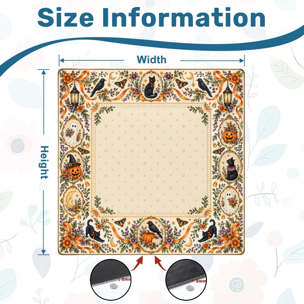 Enchanted Halloween Sleek-Surface American Mahjong Mat – 2 Sizes Available