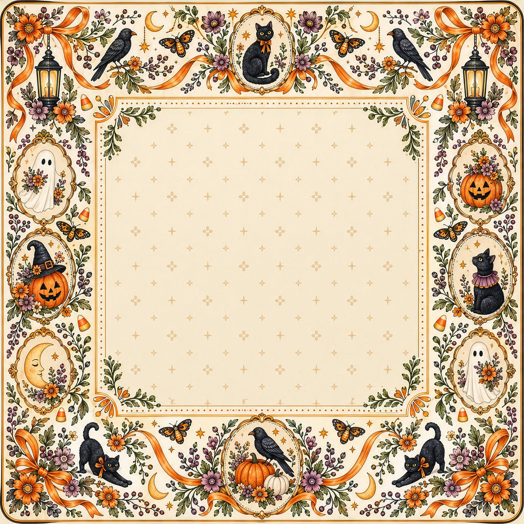 Enchanted Halloween American Mahjong Mat