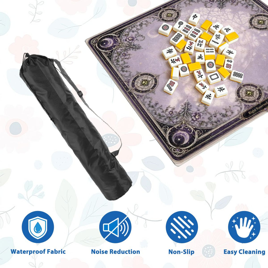 Moonlit Nocturne American Mahjong Mat – 31.5in, 2mm - Ship Folded