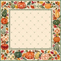Harvest Pumpkin Garden American Mahjong Mat