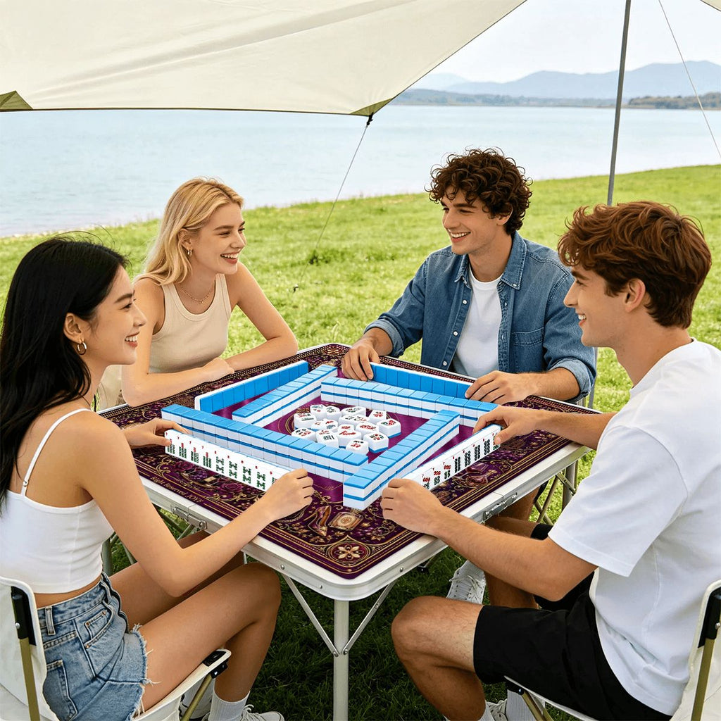 Paris Reverie American Mahjong Mat – 31.5in, 2.5mm - Ship Folded