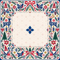 Nordic Christmas American Mahjong Mat