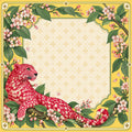 Pink Leopard Blossom American Mahjong Mat