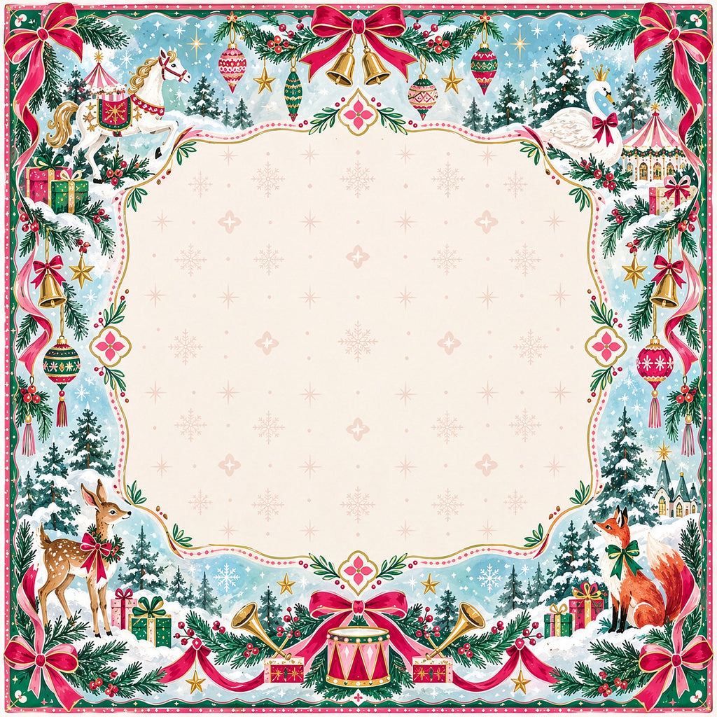 Winter Wonderland American Mahjong Mat