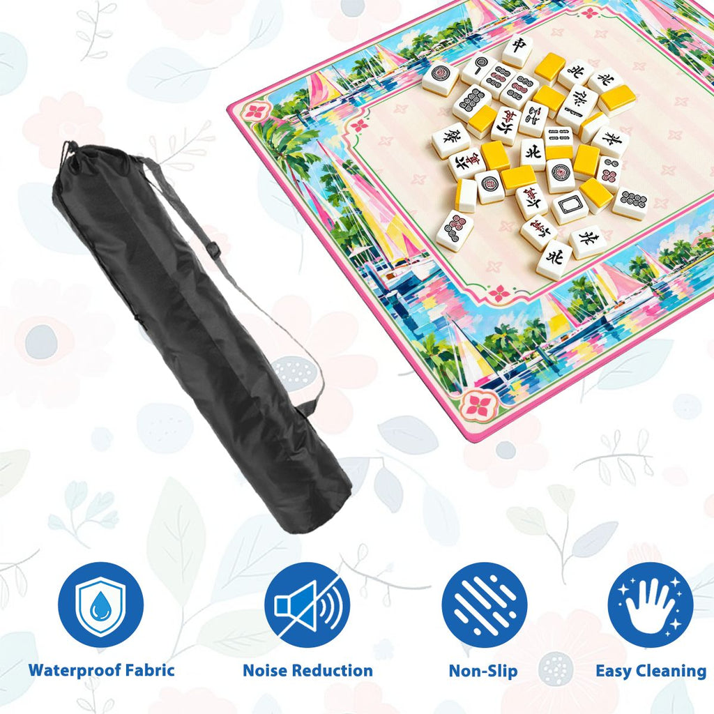 Palm Beach Regatta Sleek-Surface American Mahjong Mat – 2 Sizes Available